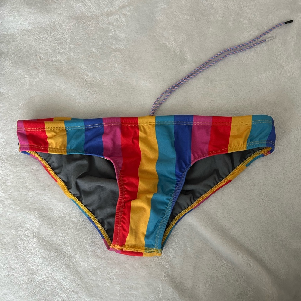Jolyn “Andy” Bikini Bottoms in multicolor, size large - new and never worn